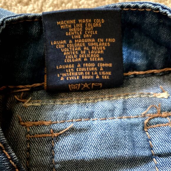 Seven 7 Luxe Denim Capri's Women's Size 14 - Picture 9 of 15